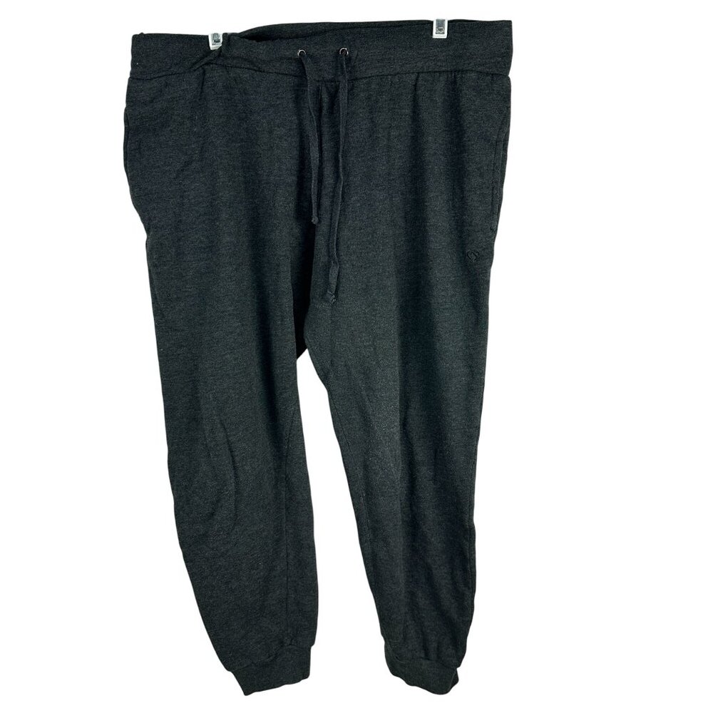 Colosseum Charcoal Gray Mens Sweatpants Size Large Drawstring Cuffs